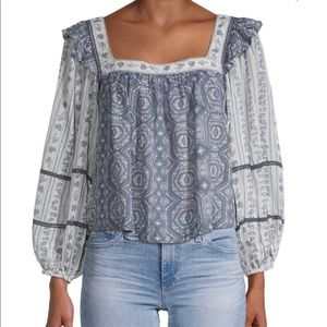 FREE PEOPLE Mostly Meadow Blouse